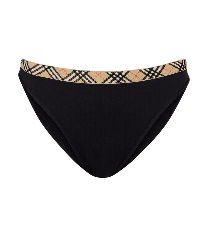 Photo: Burberry Burberry Check bikini bottoms