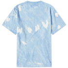 Sporty & Rich Wellness Ivy Tie Dye T-Shirt in Hydrangea/White