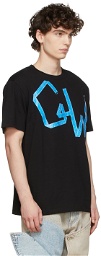 Georges Wendell Black Logo Appliqué T-Shirt