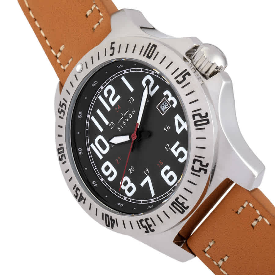Elevon Aviator Black Dial Mens Watch ELE120-15