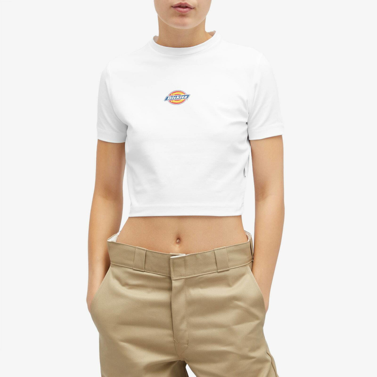 Dickies Women's Maple Valley T-Shirt in Whitecap Gray