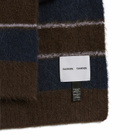 Samsøe Samsøe Women's Sajeanne Stripe Scarf in Black Coffee Stripe 