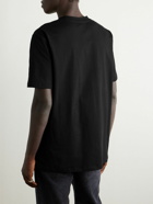 Balmain - Logo-Appliquéd Cotton-Jersey T-Shirt - Black