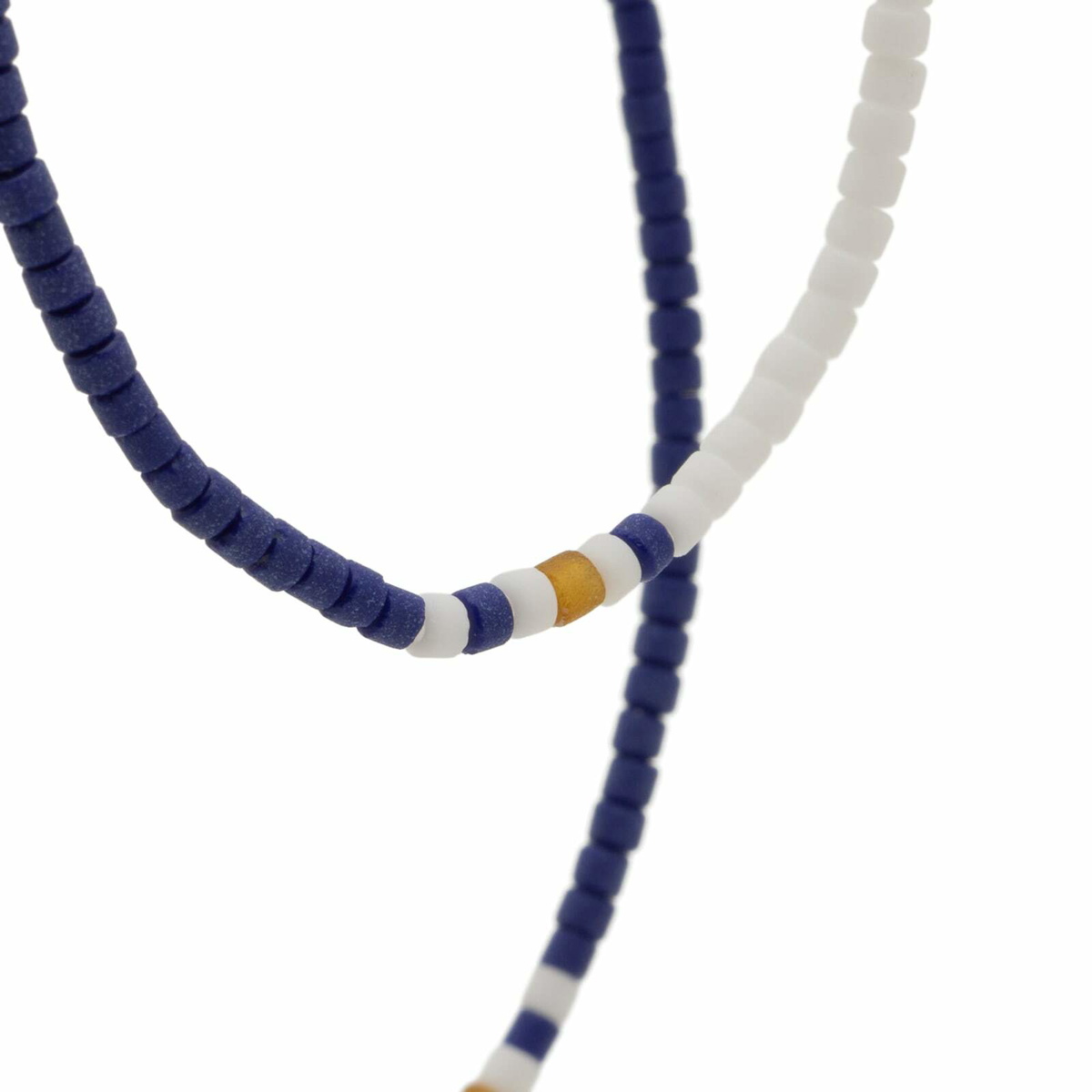 Miansai Men's Avi Necklace in Blue/White/Amber