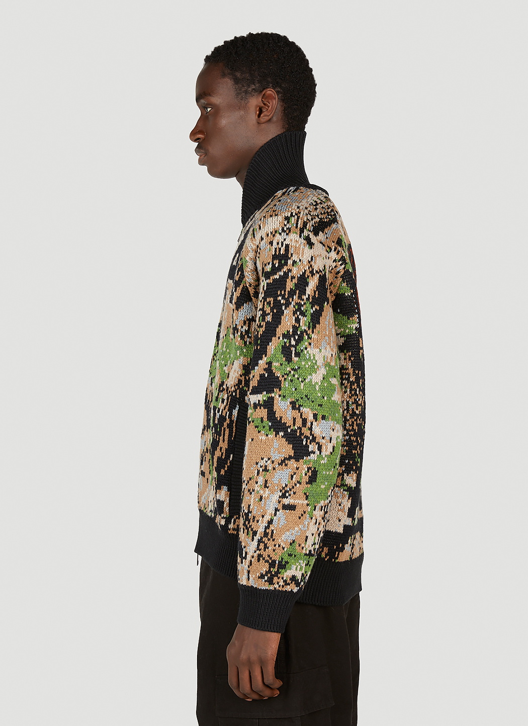 Aries Camouflage Varsity Cardigan