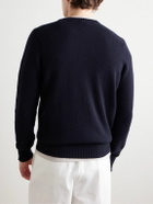 De Petrillo - Slim-Fit Merino Wool and Cashmere-Blend Sweater - Blue