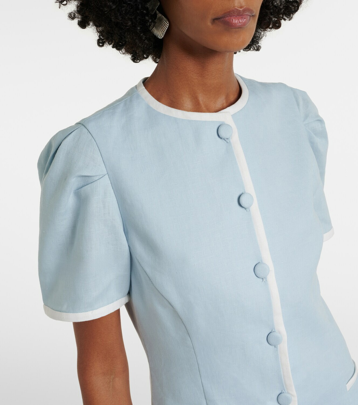 Faithfull Madeline linen minidress