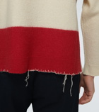 Maison Margiela - Wool colorblocked sweater