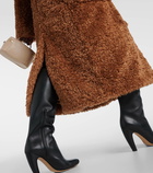 Stella McCartney Faux fur wrap coat