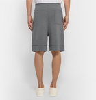 Balenciaga - Wool-Jersey Shorts - Men - Gray