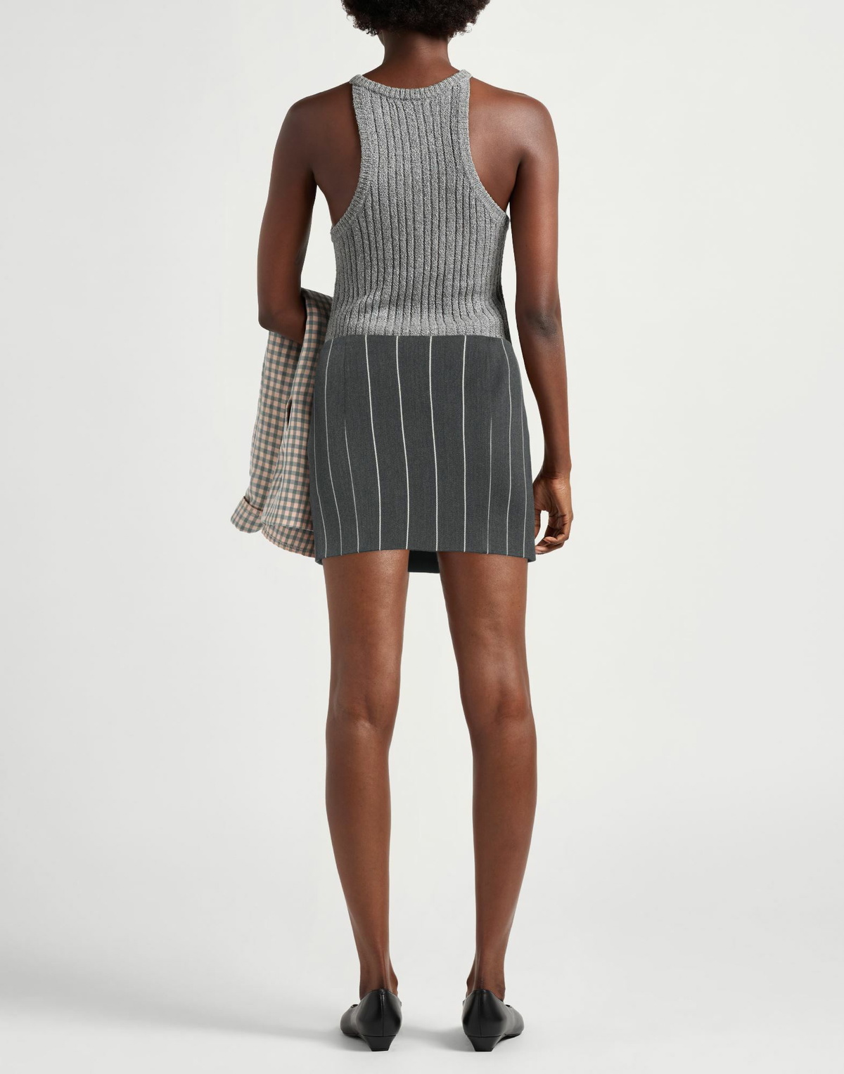 Alessandra Rich Womens Mini skirt Charcoal