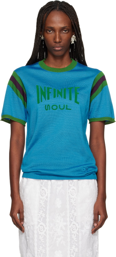 Photo: Wales Bonner Blue Soul T-shirt