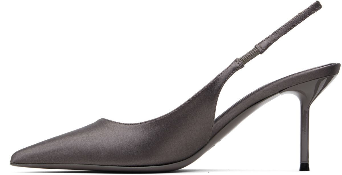 Paris Texas Gray Lidia Slingback 70 Heels