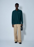 Miu Miu Logo Motif Polo Shirt
