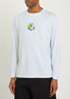 Malbon Grateful Dead Printed Cotton T-shirt White