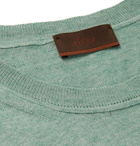 Altea - Cotton and Cashmere-Blend Sweater - Green