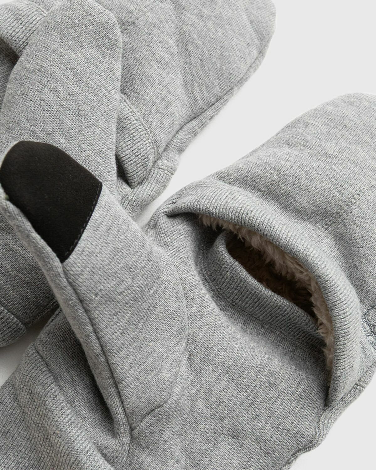 Elmer by Swany Cozy Sweat Mitten Grey Mens Glofe