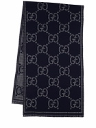GUCCI Gg Wool Jacquard Scarf