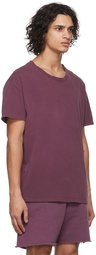 Les Tien Burgundy Crewneck T-Shirt