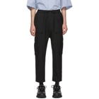 Juun.J Black Tapered Cargo Pants