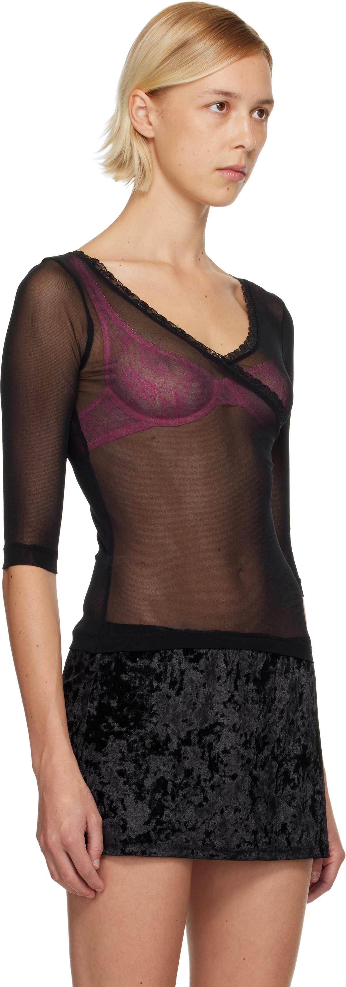 Fruity Booty Black Moss Wrap T-shirt