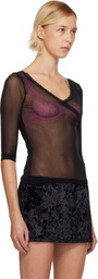 Fruity Booty Black Moss Wrap T-shirt