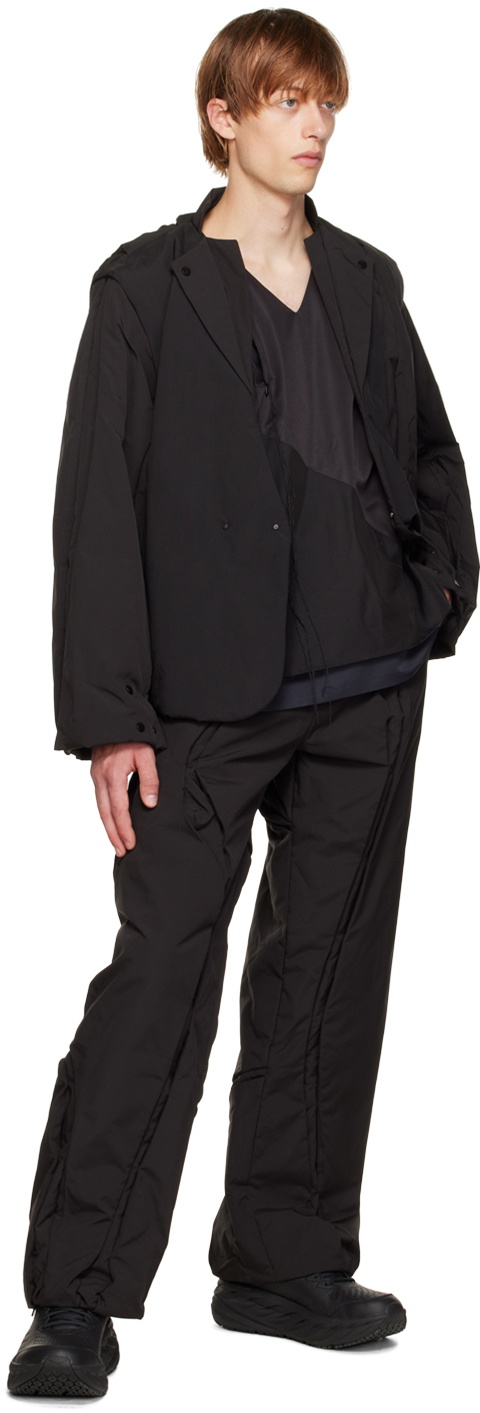 ænrmòus Black 'Asynmetrical But Symmetrical' Vest