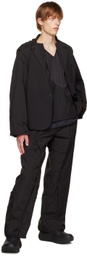 ænrmòus Black 'Asynmetrical But Symmetrical' Vest