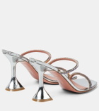 Amina Muaddi Gilda embellished leather sandals