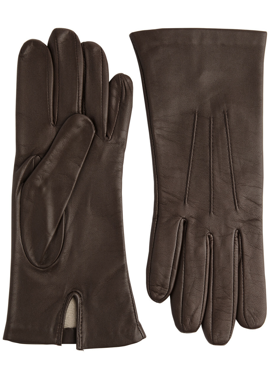 Dents Felicity Leather Gloves Brown