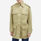 Versace Women's Denim Jacket in Taupe