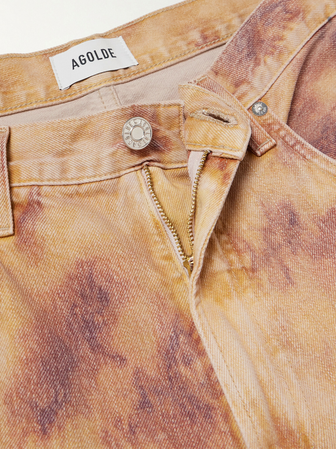 AGOLDE - Fusion Wide-Leg Jeans - Neutrals