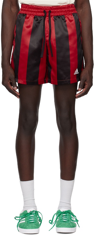 Photo: adidas Originals Red Striped Shorts