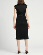 Khaite Womens Midi skirt in Black