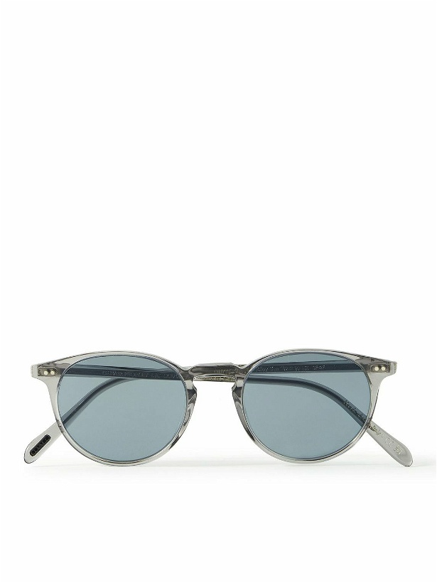 Photo: Oliver Peoples - Riley Sun Round-Frame Acetate Sunglasses