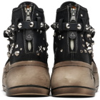 R13 Black Kurt High Top Sneakers