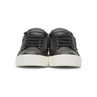 Giuseppe Zanotti Black Leather Low-Top Sneakers