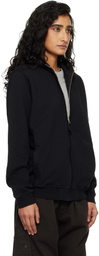 Stone Island Black 6100032 Malfilé Fleece Old Effect Hoodie