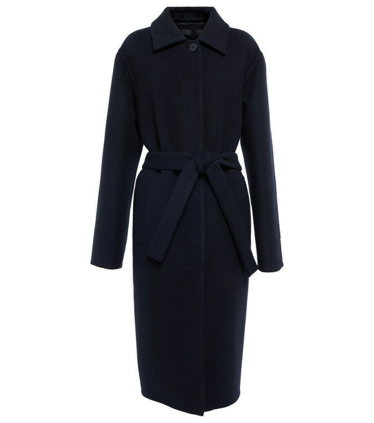 Givenchy - Belted wool and silk coat Givenchy