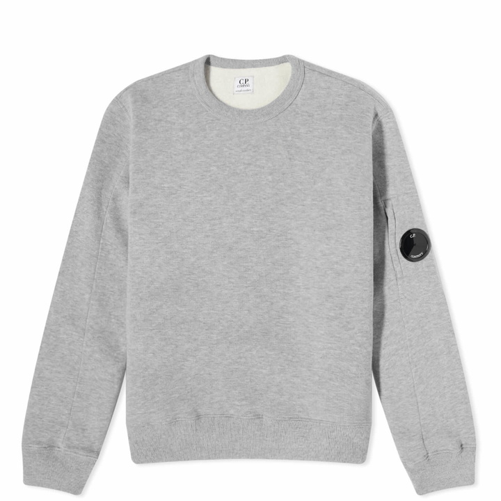 Photo: C.P. Company Undersixteen Men's Arm Lens Crew Sweat in Grey Melange