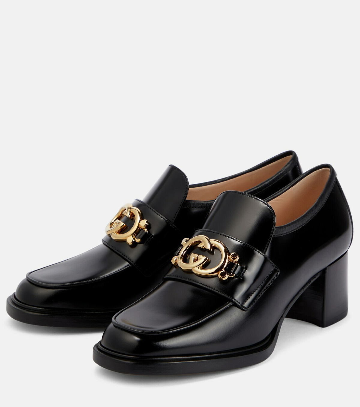 Gucci Leather Loafer Pumps GUCCI Lady Horsebit-detailed  display picture 1