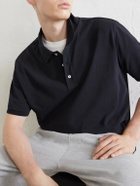 A.P.C. - Joe Cotton-Piqué Polo Shirt - Black