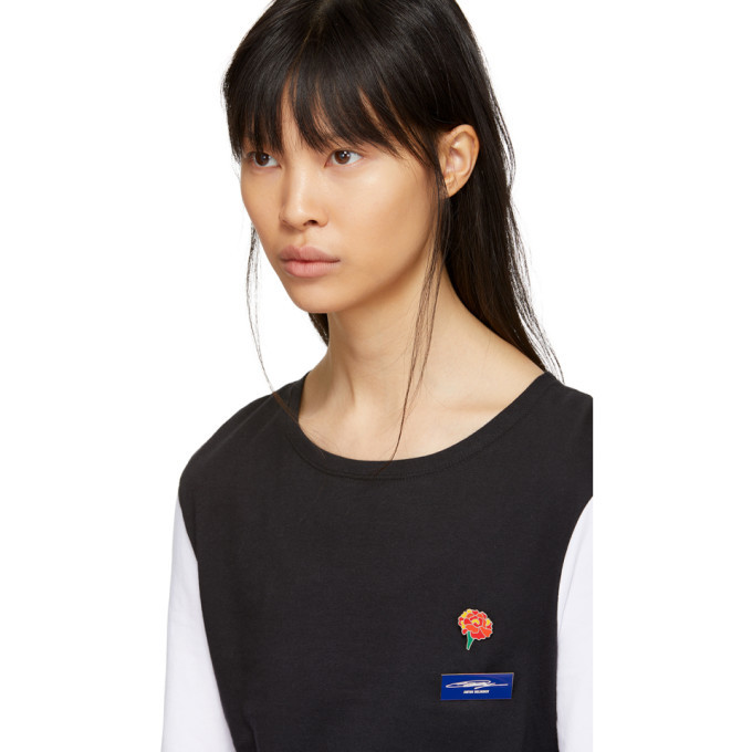 Anton Belinskiy Black and White Badges T-Shirt