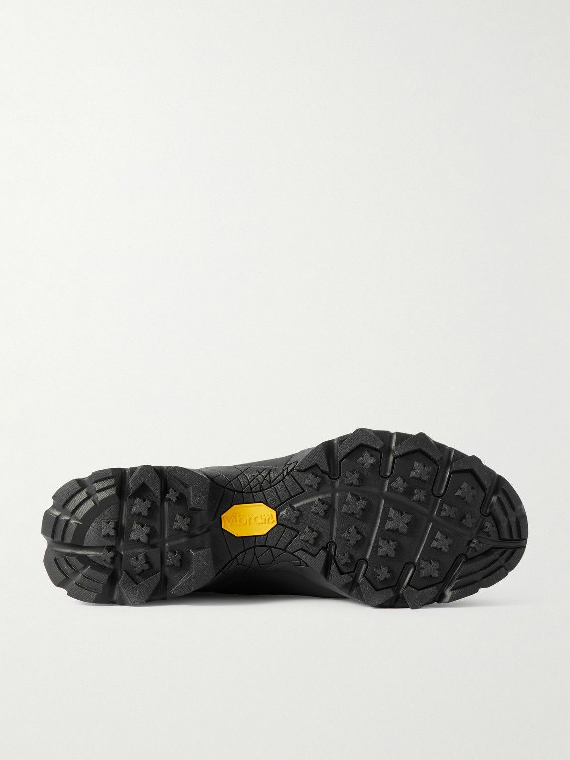 ROA - Katharina Light Rubber and Leather-Trimmed Ripstop Sneakers - Black