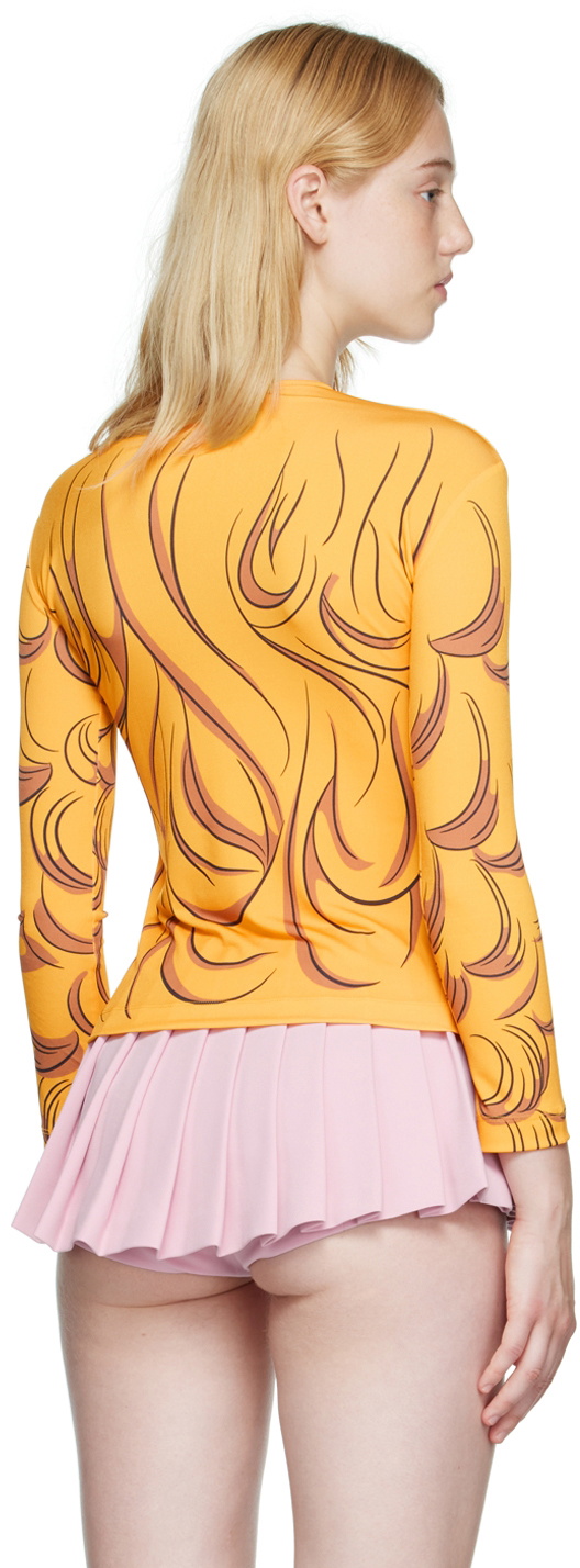 Pushbutton SSENSE Exclusive Yellow Crying Girl T-Shirt