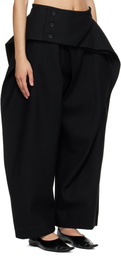 ISSEY MIYAKE Black Calligraph Trousers