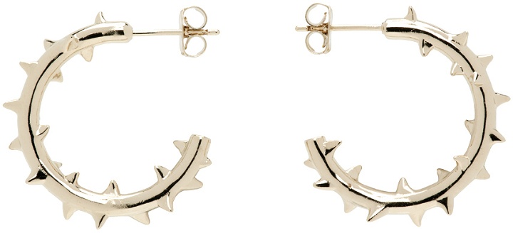 Photo: Justine Clenquet Gold Hirschy Earrings