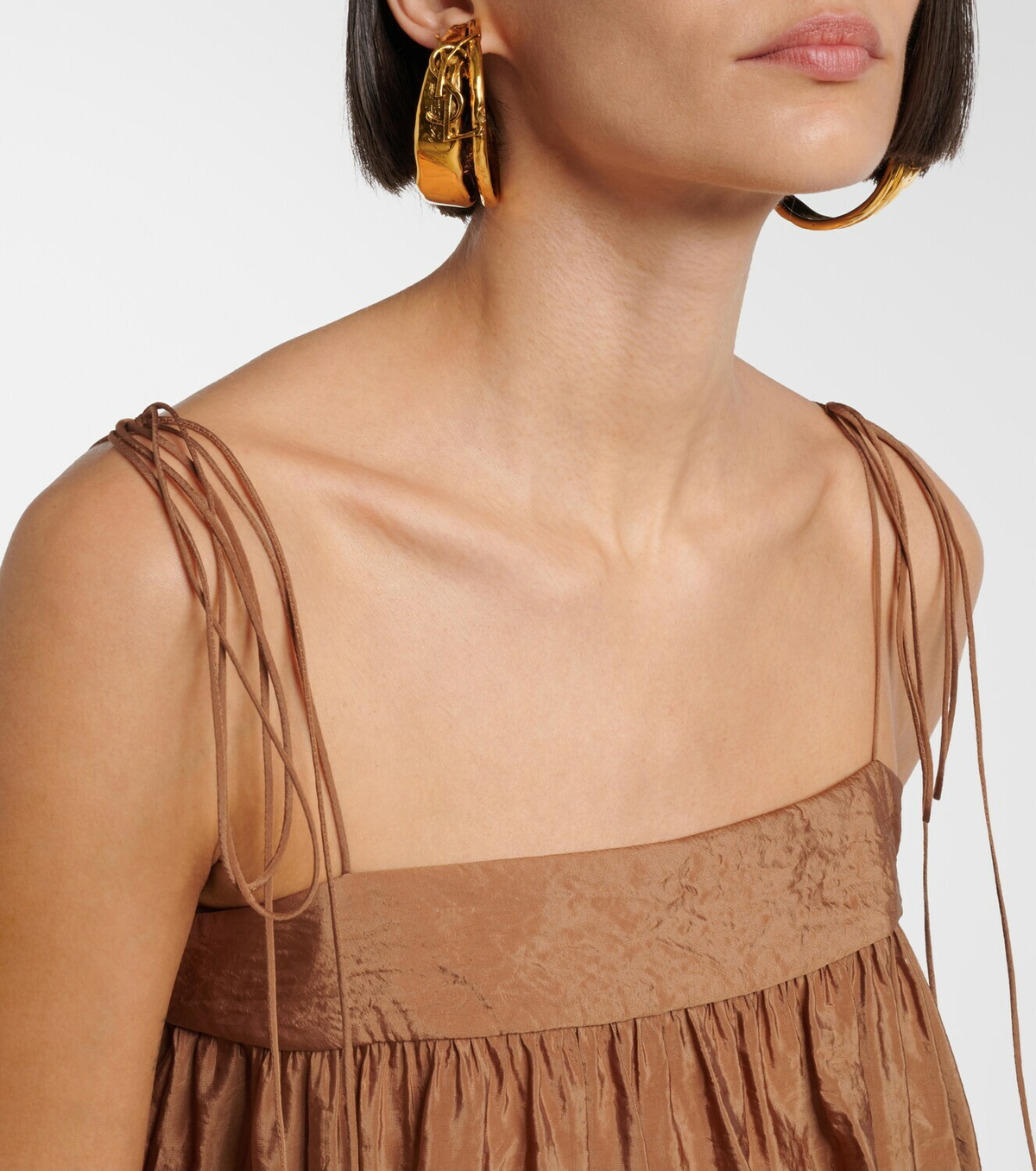 Saint Laurent Jersey midi dress