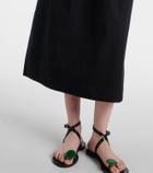 Melissa Odabash Ophelia smocked cotton midi dress