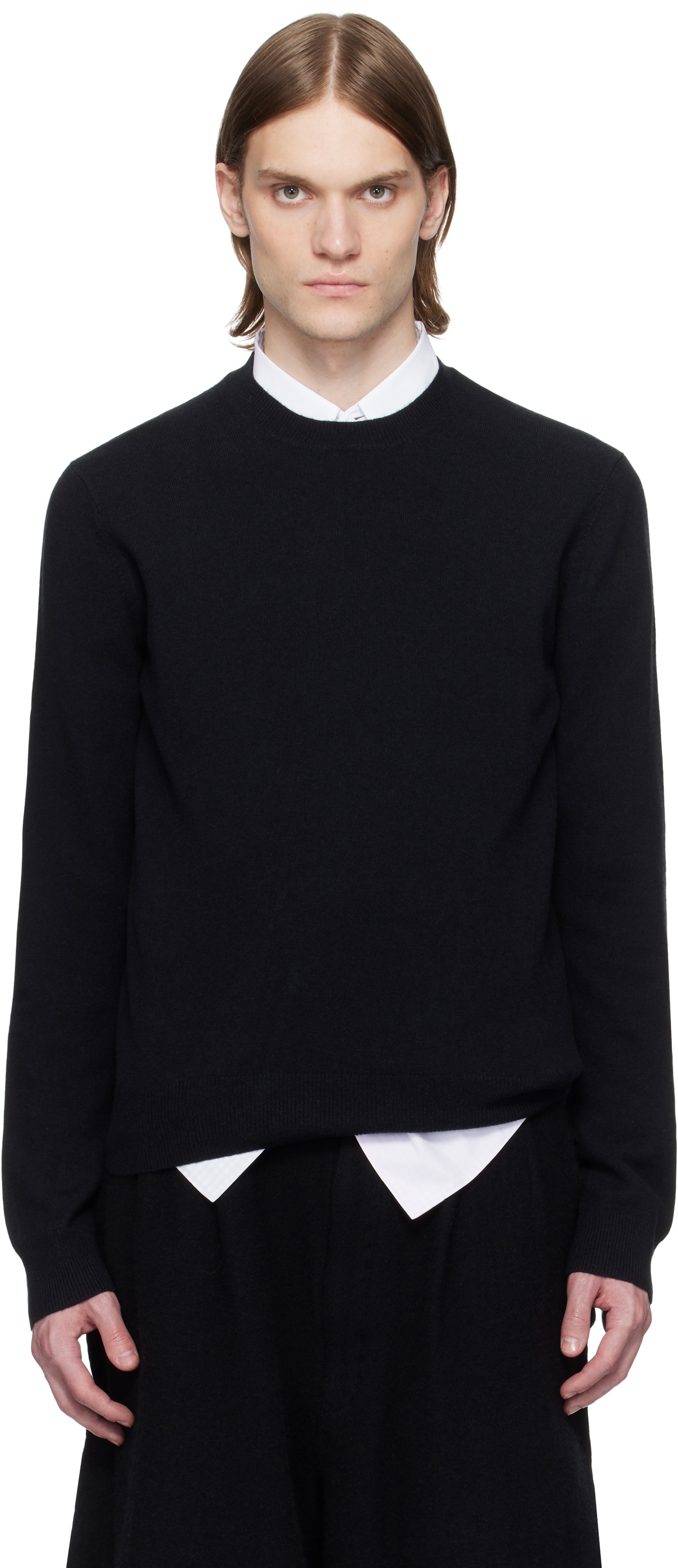 Comme des Garçons Shirt Black Crew Neck Sweater